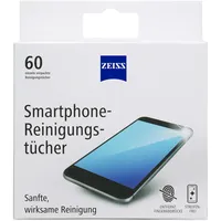 Zeiss Smartphone-Reinigungstücher alkoholfrei 60 Stück zur sicheren & effektiven
