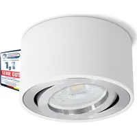 SSC-LUXon CELI-1W LED Aufbauspot weiß rund - flach &
