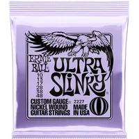 Ernie Ball Ultra Slinky Nickelwound E-Gitarrensaiten, Stärke 10-48