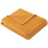IBENA Porto Kuscheldecke 150 x 200 cm gelbgold