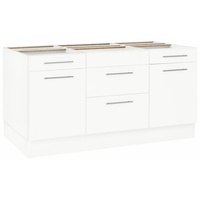 WIHO KÜCHEN »Ela«, ohne E-Geräte, Breite 160 cm, Schubkästen