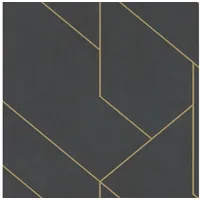 Rasch Textil Rasch Tapeten Vliestapete (Industrial) Schwarz goldene 10.05