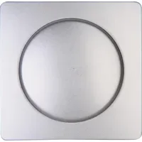 Kopp Paris Abdeckung für Druck-Wechsel-Dimmer, silber