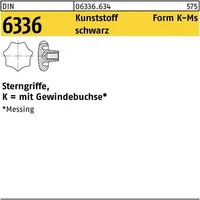Industrial Quality Supplies DIN 6336 Kunststoff schwarz K 63