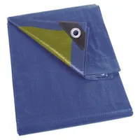 Perel Abdeckplane Blau/Grün normal 6 x 10 m