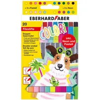 Eberhard Faber Doppelfasermaler 20 St. auswaschbar
