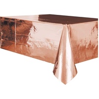 Unique Party Tischdecke Roségold Folie