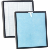 Sichler Haushaltsgeräte 2in1-Filter für Luftreiniger LR-600 & -650, antibakteriell,