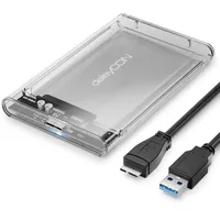 DeleyCON SSD Festplattengehäuse USB 3.1 Gen. 1 für 2,5“
