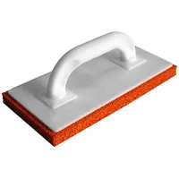 TECTOOL Reinigungsschwamm REIBEBRETT SCHWAMMGUMMI, GROB, 280X140X20MM, Grober Schwammgummi orange