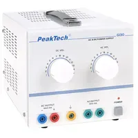 Peaktech P 6130 AC/DC Labornetzgerät 1 - 10A, linear,