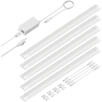 Ledscom.de LED Unterbau-Leuchte SIRIS weiß matt, flach, je 50cm,