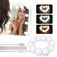 Winzwon LED Spiegelleuchte, Schminktisch Zubehör Beleuchtung Schminklicht Spiegellampe Makeup