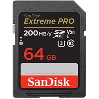 SanDisk Extreme Pro SDHC/SDXC UHS-I U3 R200/W90 64 GB