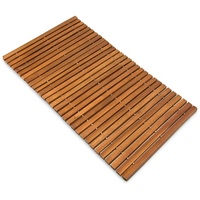 DEUBA Badteppich Stab Braun 80 x 50 cm