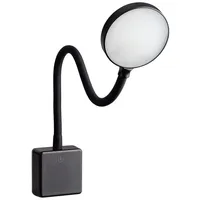 Sebson LED Steckdosenlampe dimmbar schwarz, Leuchte für die Steckdose