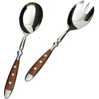 Gräwe Salatbesteck 2-tlg., Serie Nürnberg, braun,