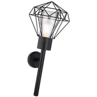 GLOBO Globo, Gartenbeleuchtung, Aussenleuchte Horace schwarz 1xE27 LED