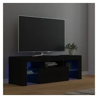 VidaXL TV-Schrank mit LED-Leuchten Schwarz 120x35x40 cm