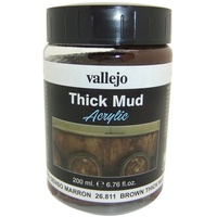 Vallejo 26811 Schlamm, braun, 200 ml