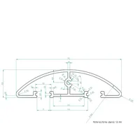Bachmann Easy-Bridge 100cm ALU eloxiert