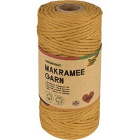 Folia Makramee Garn senfgelb Mustard field Ø 3,5 mm