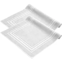 Komfortec Badvorleger Set 2 Teilig, Frottee Duschvorleger, Waschbar Duschmatte