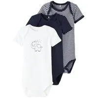 NAME IT - Kurzarmbody NBNBODY 3er-Pack in dark sapphire,