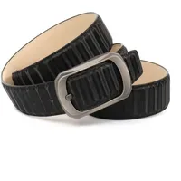 Anthoni Crown Ledergürtel schwarz 90