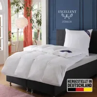 Excellent Daunenbettdecke EXCELLENT "Zürich, Bettdecke normal mit Bestnote "Hoher