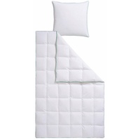 Fjödur Daunenbettdecke + Kopfkissen "Fee", weiß, B/L: 155cm x