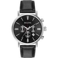 BULOVA 96B262 Aerojet Herrenuhr 41mm 3ATM - Schwarz/Schwarz