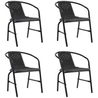 VidaXL Rattan-Optik Gartenstühle 62 x 55 x 74 cm
