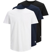 JACK & JONES Noa 3 Pack Kurzarm-T-Shirt White /