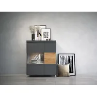 PLACES OF STYLE »Onyx«, (B/H/T): 93,2/116,3/14cm), mit Soft-Close-Funktion