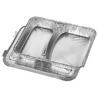 Papstar 50 PAPSTAR Menüschalen mit Deckel 830,0 ml