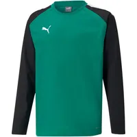 Puma Unisex Kinder Sweater, Pepper Green-Puma black 128