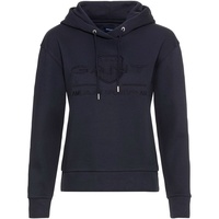 GANT Reg Tonal Shield Kapuzenpullover Evening Blue M