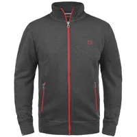 !Solid Sweatjacke SDBennTrack 21102176ME Sweatshirtjacke mit Stehkragen in Grau