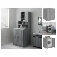 VidaXL Waschmaschinenschrank Grau Sonoma 71x71,5x91,5 cm