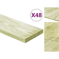 VidaXL Terrassendielen 5,76 m2 1 m 48 St.