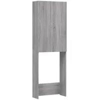 VidaXL Waschmaschinenschrank 64 x 25,5 x 190 cm Grau