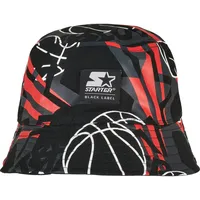 Starter Black Label Reversible Airball Bucket Hat in Schwarz,