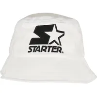 Starter Black Label Basic Bucket Hat in White -