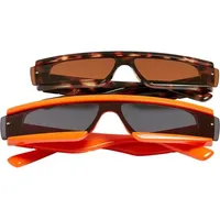 URBAN CLASSICS Alabama Sonnenbrille 2 Einheiten Orange / Brown