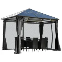 Brast Alu-Pavillon Summerdream 3 x 3 m grau inkl.