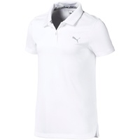 Puma Essential Golf Poloshirt Mädchen bright white 128