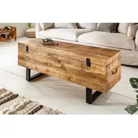 Riess-Ambiente Industrial Truhenbank FACTORY LOFT 115cm Mangoholz natur Sitzbank