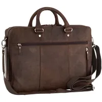 LEONHARD HEYDEN Salisbury Briefcase 2 Compartments Brown