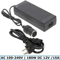 Aukson O49C 180W 12V 15A Auto-Adapter für GPS, Kompressoren,